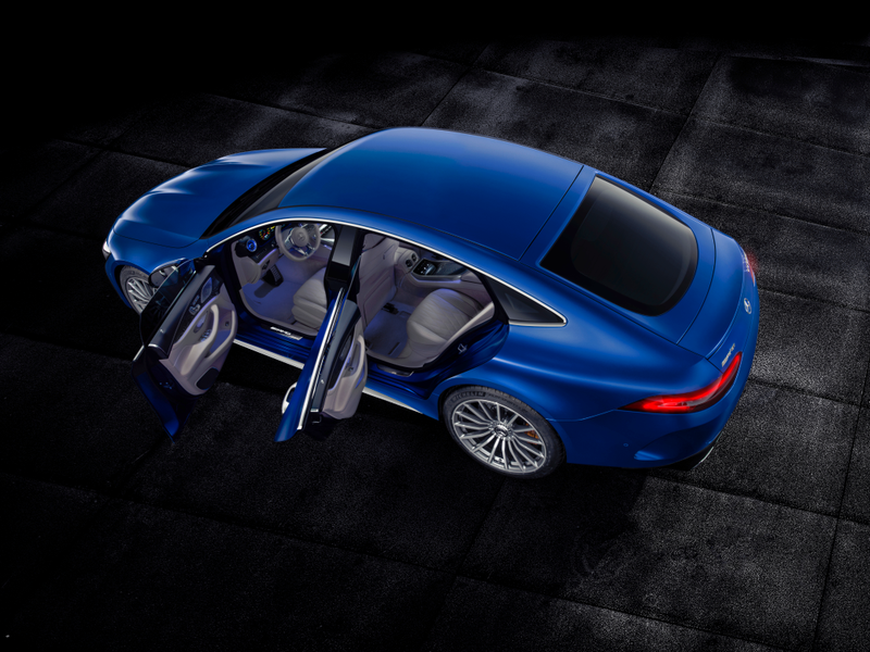 Illustration for article titled The 2019 Mercedes-AMG GT 4-Door Coupe Is How You Haul The Kids To School With 630 HP